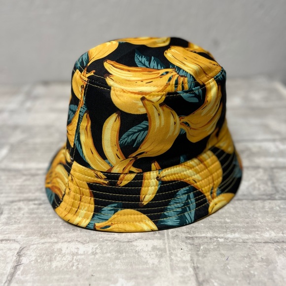 Joylife banana print bucket hat one size unisex - Picture 2 of 6